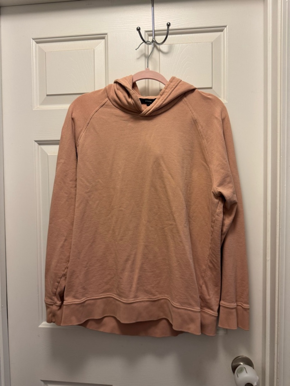 Vince Dusty Rose Hooded Pullover Sweatshirt